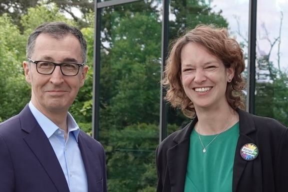 Wahlkampfstand Reichenbach mit unserer Kandidatin Dr. Mariska Ott